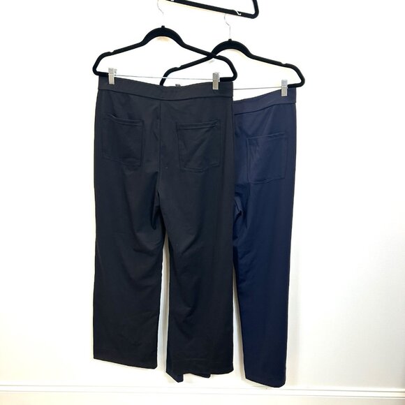 Lot Of 2 NWT Halara XL High Waisted Button Multiple Pockets Straight Leg Pants - Picture 9 of 10